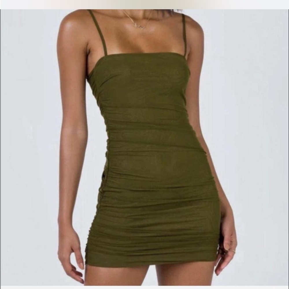 Princess Polly Green Mini Dress